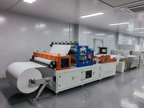 mais recente caso da empresa sobre Máquina de dobragem de papel de fibra de vidro HEPA rotativa totalmente automática