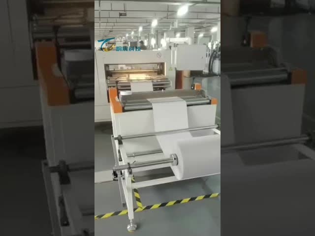 Máquina de fabricação de filtros de ar flexíveis a servo motorizados Máquina de dobragem de papel de alta velocidade 220V