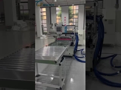 Vídeo de exibição da linha de produção da máquina de colagem de PP