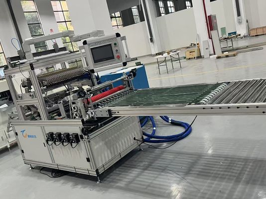 Linha de produção de papel plissado Máquina de fabricação de filtros personalizada 50HZ com máquina de colagem