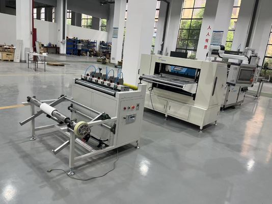 Máquina de fabricação de filtros de automóveis de alta eficiência 50Hz Linha de produção de filtros de ar elétricos