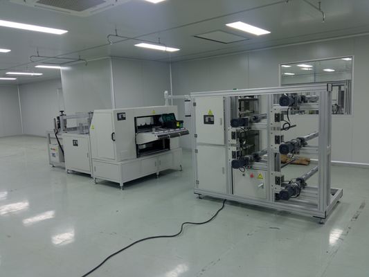 Máquinas de revestimento de filtros de ar de 100 mm/min Máquinas de fabricação de filtros de 50 kW para purificadores de ar
