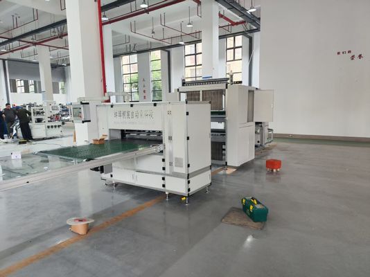 Máquina de plissagem de papel de filtro não dividido Linha de produção de papel plissado 220V