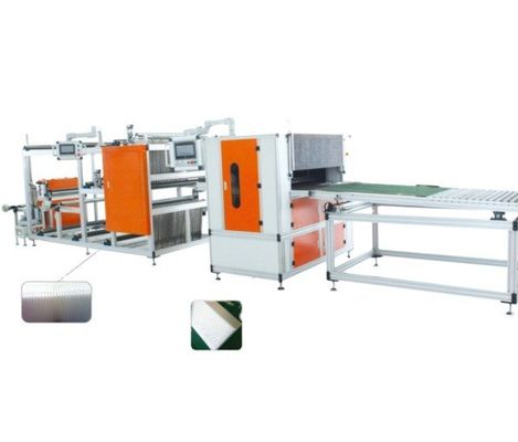 Máquina de dobrar papel de filtro para automóveis Máquina de dobrar papel totalmente automática 60KW
