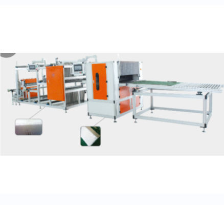 10 - 20 pleats/min Máquina de plissagem de fibras de vidro 220V / 380V Máquina de fabricação de filtros HEPA