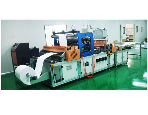 Máquina de dobragem de papel de filtro totalmente automática Linha de colagem de alta velocidade 50Hz sem divisórias