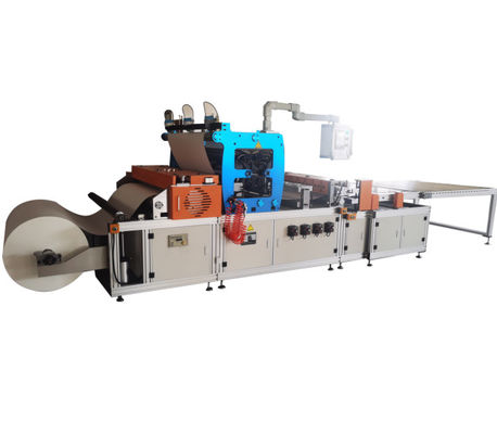 Máquina de dobragem de papel de filtro totalmente automática Linha de colagem de alta velocidade 50Hz sem divisórias