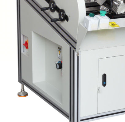 4 Máquina de corte de borda automática lateral 0,6MPa Máquina de corte de borda para cartuchos de ar condicionado