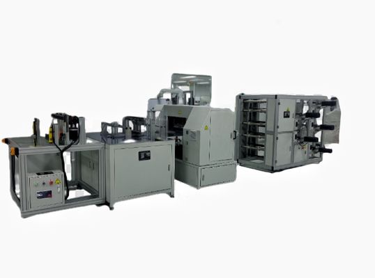 Máquina de dobragem de papel de filtro de 220V Linha de produção automática de filtro de servo 5 camada de alimentação