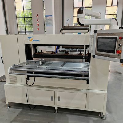 Máquina de dobragem de filtros 380V 50Hz HEPA Máquina de dobragem de papel de filtro de alta eficiência tudo em um