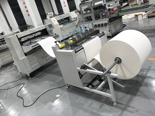 Máquina de desdobramento de fibra de vidro e máquina de corte personalizada para produção de papel plissado de fibra de vidro