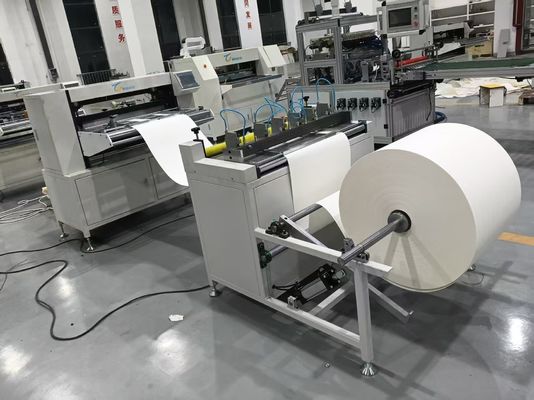 Linha de produção automática de filtros de ar G4 com 95% de eficiência e reforço de fibras para fabricação de elementos de filtro HVAC duráveis