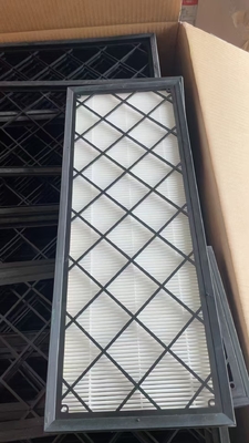 Elemento de filtro de ar H13 Hepa personalizado Filtro de caixa de alta eficiência para casa e hotel Purificador de ar de nova condição feito de fibra sintética