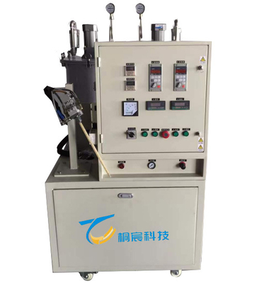 Sistema de distribuição de resina epoxi de dupla componente de alta eficiência para fabricação de filtros