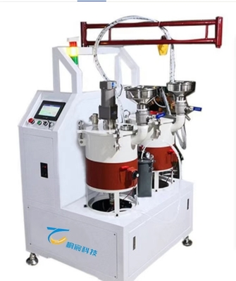 Sistema de distribuição de resina epoxi de dupla componente de alta eficiência para fabricação de filtros