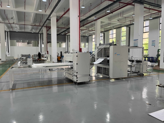 Máquina de Dobragem de Papel Plissado Não Particionado