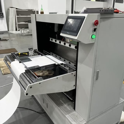 Máquina de dobrar papel de filtro Série de equipamento Velocidade de alimentação 0,5 m