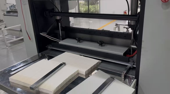 Máquina de pregas para filtro HEPA de alta eficiência, primário-médio, 1 M por Minuto