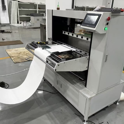 Linha de produção de máquinas de dobragem de papel de filtro de fibras de vidro a alta temperatura