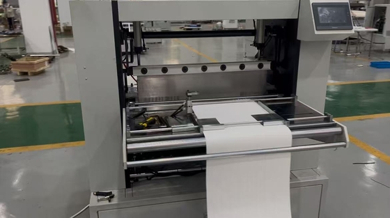 Linha de produção de máquinas de dobragem de papel de filtro de fibras de vidro a alta temperatura