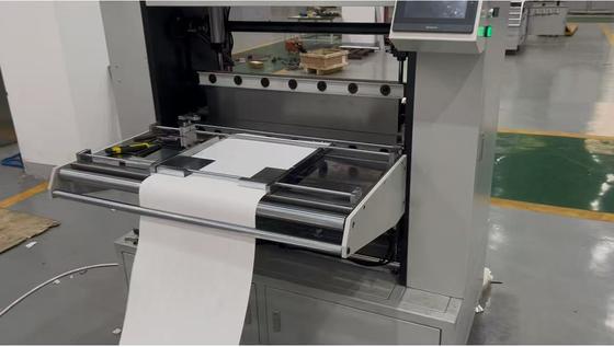 Non Partition Glass Fiber Filter Paper Pleating Machine For Industrial