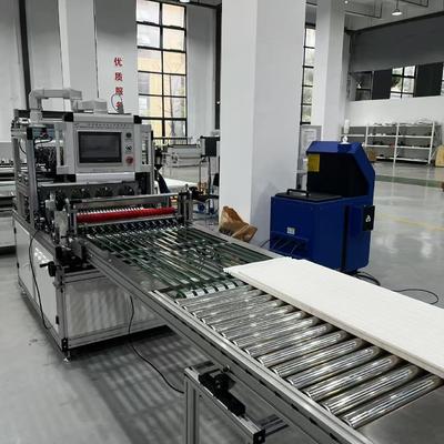 Linha de produção de filtros de ar ajustáveis de 20 mm Máquina de colagem automática de PP