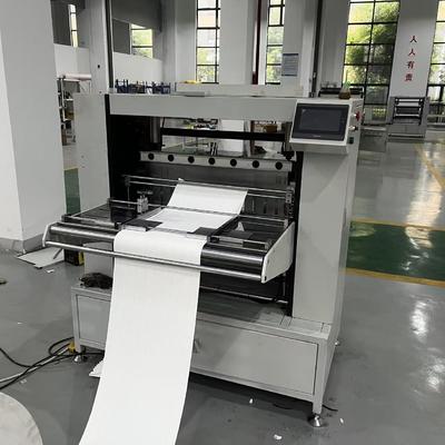 Máquina de dobragem de papel de faca de automação completa Velocidade ajustável