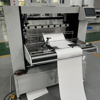 Máquina de dobragem de papel de faca de automação completa Velocidade ajustável
