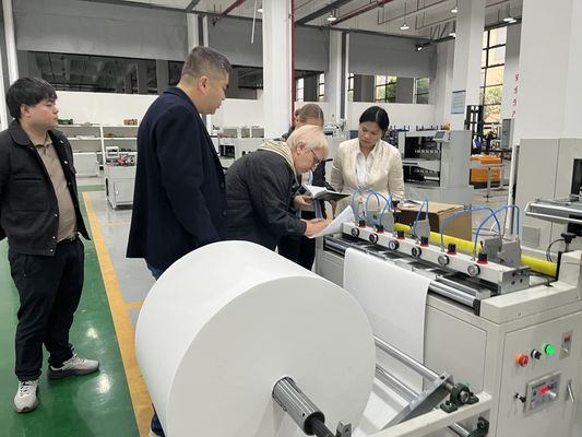 Linha de Produção de Corte de Lâmina de Faca, Dobramento e Pregueamento, Máquinas para Fabricação de Filtros de Óleo e Combustível, Linha de Produto Automática CNC para Dobramento de Papel com Faca