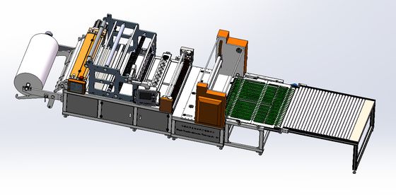 2025Y Nova Linha de Produção de Máquina de Dobrar Filtro de Ar de Papel Sem Divisão Totalmente Automática