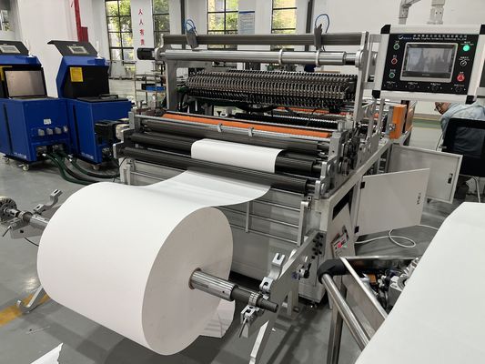 Eficiência Siemens PLC equipado tambor máquina de dobragem processamento de papel rolante filtro de ar máquina de dobragem