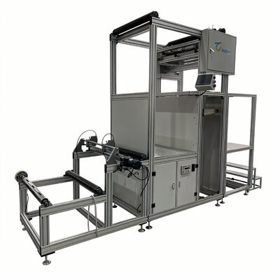 Máquina para dobrar papel de fibra de vidro Hepa com divisória