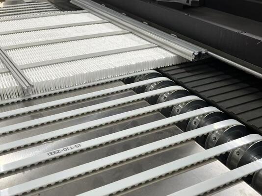 Linha de produção de servomotores semiautomáticos com filtro HEPA