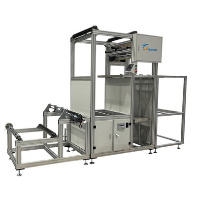 Linha de produção de plissagem totalmente automática para filtros de ar fabricados com fibra de vidro