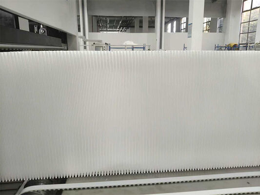 Linha de produção de pregas de papel de filtro de fibra de vidro resistente a altas temperaturas com altura de prega de 300 mm