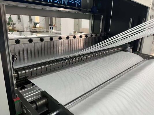Linha de Produção de Dobragem de Papel Filtro de Fibra de Vidro Resistente a Altas Temperaturas