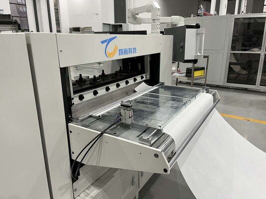 Máquina de processamento e dobragem de filtros HAVC com servomotor totalmente automático