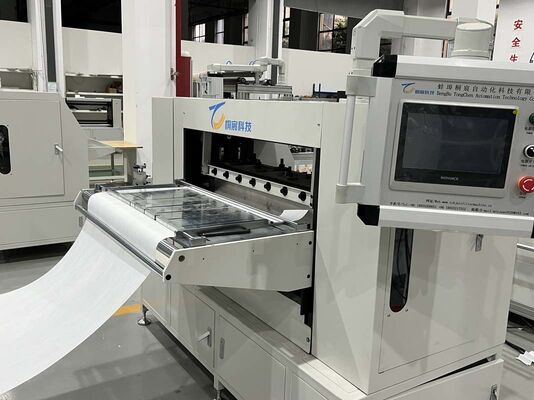 Máquina de processamento e dobragem de filtros HAVC com servomotor totalmente automático