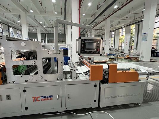 Estrutura estável de alta precisão Linha de produção de filtros mini HEPA controlada por PLC com suporte a vários tamanhos e tipos de filtros