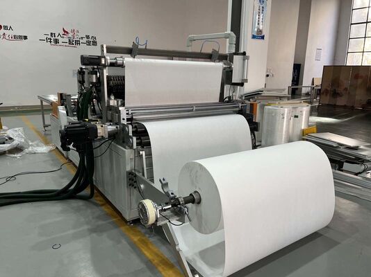 Otimizado para desempenho de vedação estável Linha de produção totalmente automática Mini HEPA Reduzindo erros de produção e desperdício de material