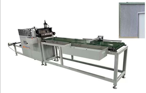 Máquinas de fabrico de plissagem de alumínio totalmente automáticas com divisórias para operações de alta capacidade e produção em grande volume