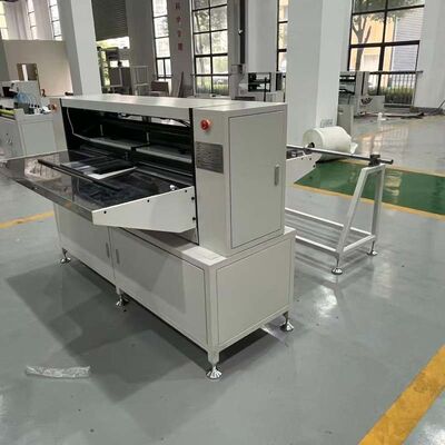 Máquina de dobragem de papel de filtragem semi-automática, de poupança de energia e de baixa manutenção, em linhas de produção de trabalho pesado