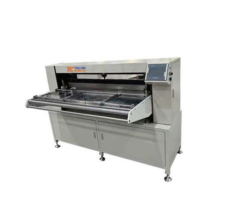 Máquina de dobragem de papel de filtragem semi-automática, de poupança de energia e de baixa manutenção, em linhas de produção de trabalho pesado