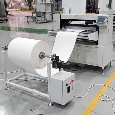 Máquina de dobragem de papel de filtragem semi-automática, de poupança de energia e de baixa manutenção, em linhas de produção de trabalho pesado