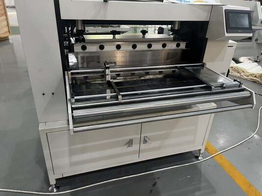 Máquina de dobragem de papel de filtragem semi-automática, de poupança de energia e de baixa manutenção, em linhas de produção de trabalho pesado
