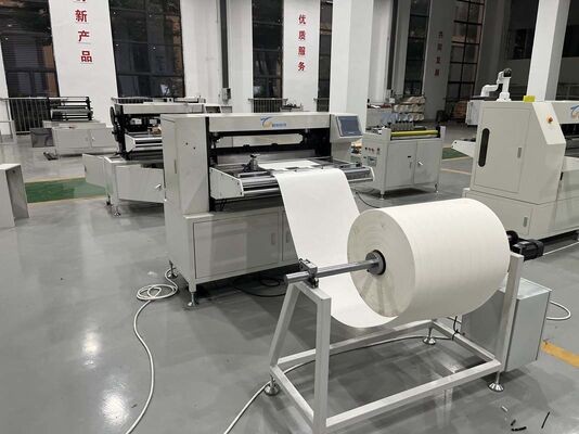 Máquina de dobragem de papel de filtragem semi-automática, de poupança de energia e de baixa manutenção, em linhas de produção de trabalho pesado