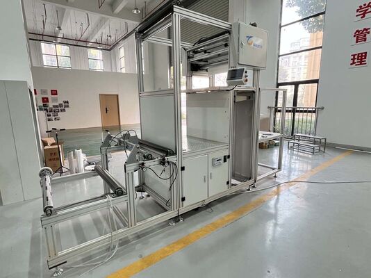 Máquina de plissagem e composição de tipo rotativo de filtro particionado totalmente automático e de alta eficiência para fluxos de trabalho simplificados