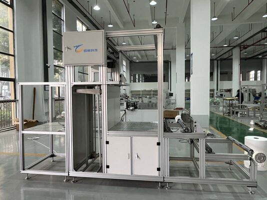 Máquina de plissagem e composição de tipo rotativo de filtro particionado totalmente automático e de alta eficiência para fluxos de trabalho simplificados