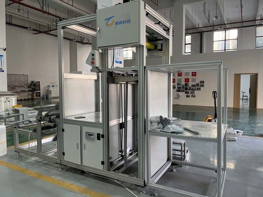 Máquina de plissagem e composição de tipo rotativo de filtro particionado totalmente automático e de alta eficiência para fluxos de trabalho simplificados