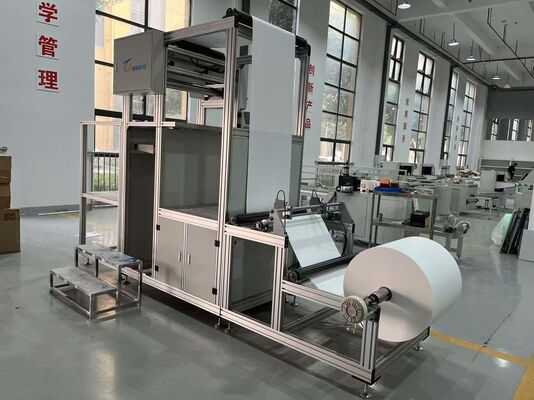 Máquina de plissagem rotativa de filtros particionados totalmente automática para produção de filtros de grande volume e sistemas industriais de filtração